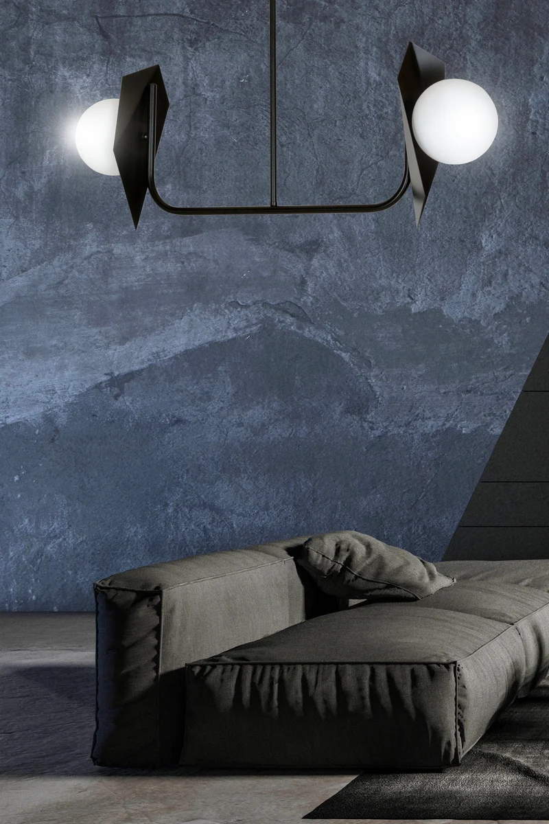 Plafonnier Noir Moderne