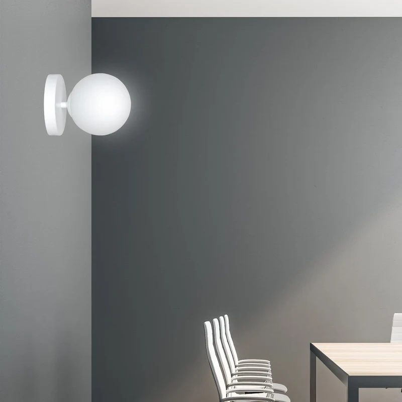 Applique Murale Verre Blanc