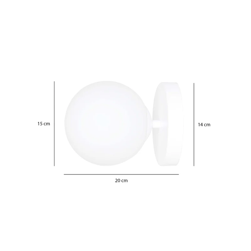 Applique Murale Verre Blanc