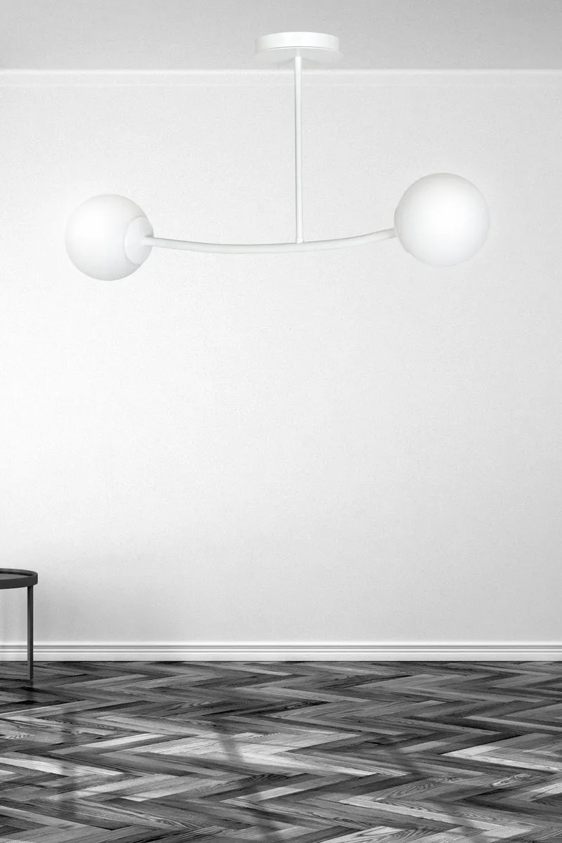Luminaire Globe Verre Blanc
