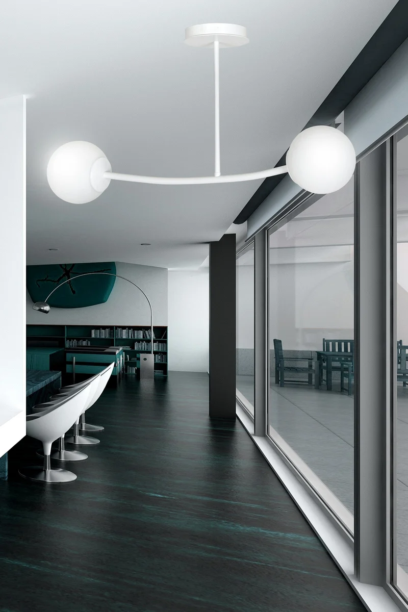 Luminaire Globe Verre Blanc