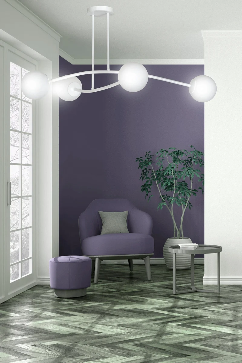 Luminaire Globe Verre Blanc