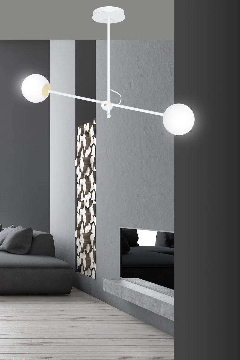 Plafonnier Design Blanc