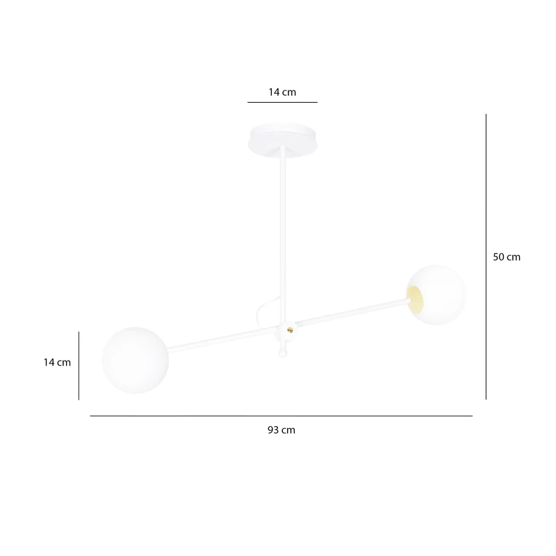 Plafonnier Design Blanc