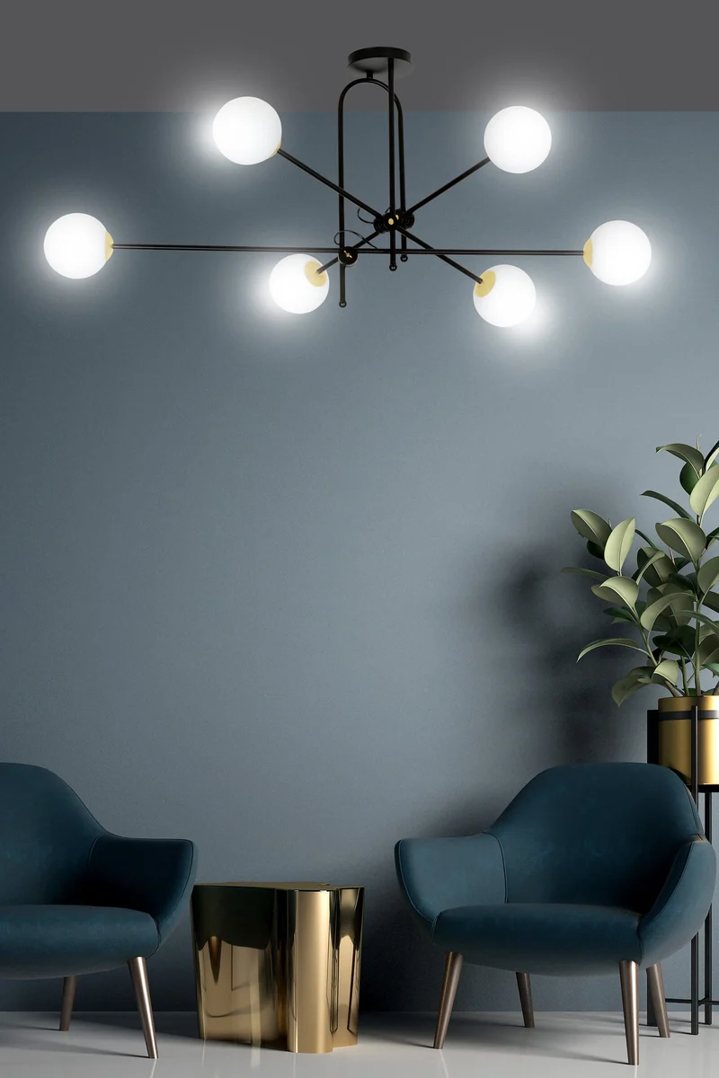 Eclairage Salon Plafond