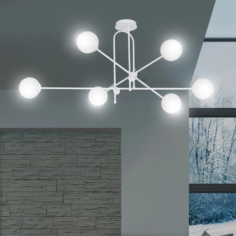 Suspension Luminaire Design Blanc