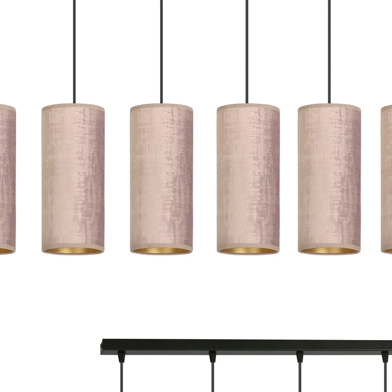 Lustre Tissu Rose