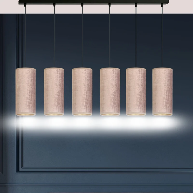 Lustre Tissu Rose