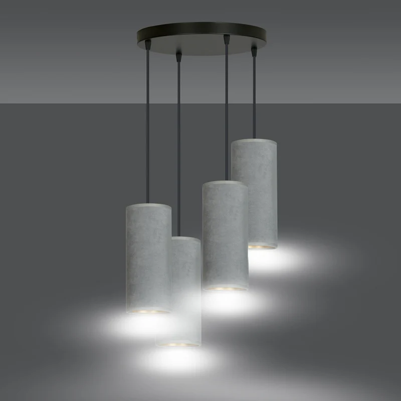 Luminaire Industriel Gris