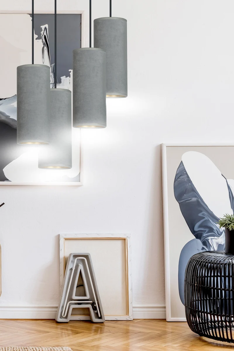 Luminaire Industriel Gris