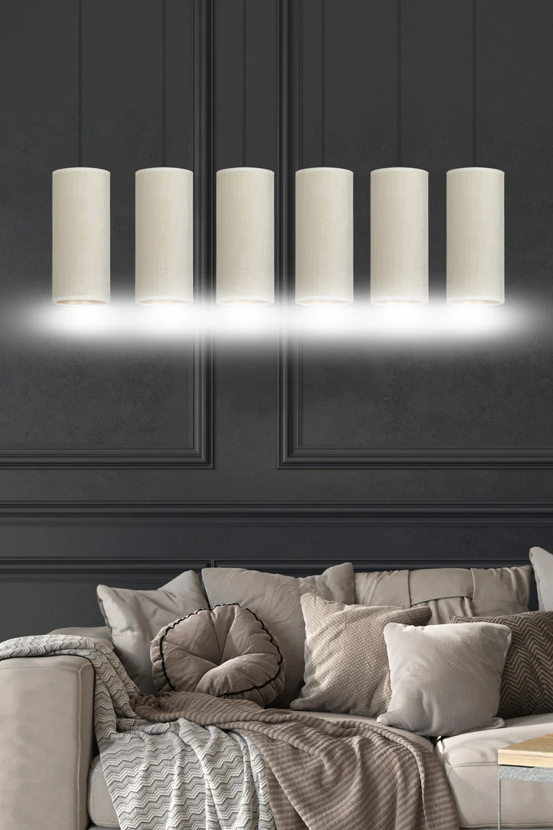 Lustre Tissu Blanc