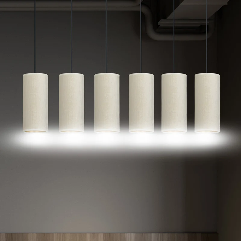 Lustre Tissu Blanc