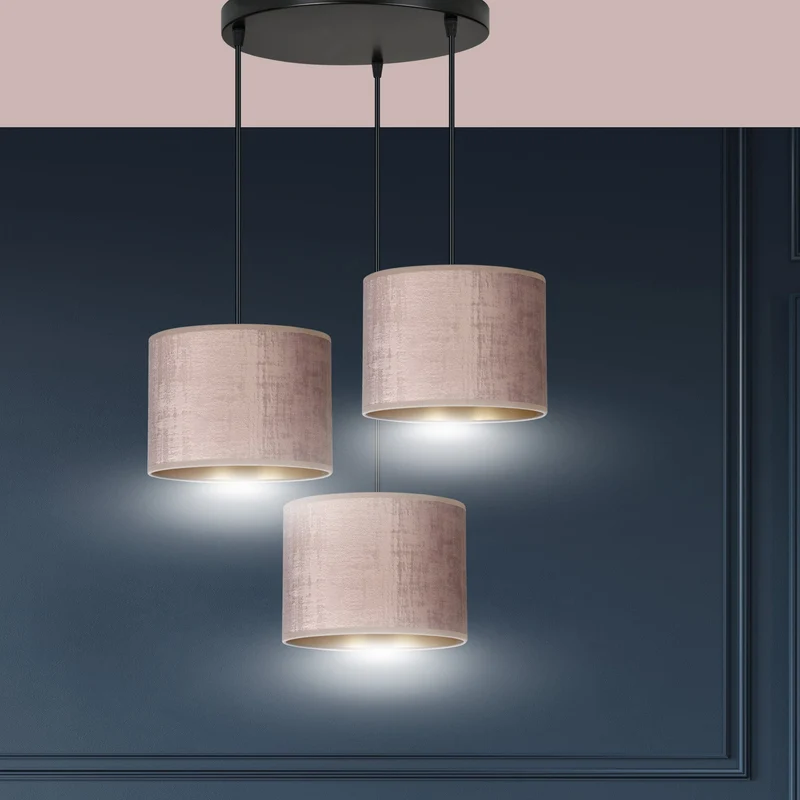 Suspension Luminaire Rose Poudré