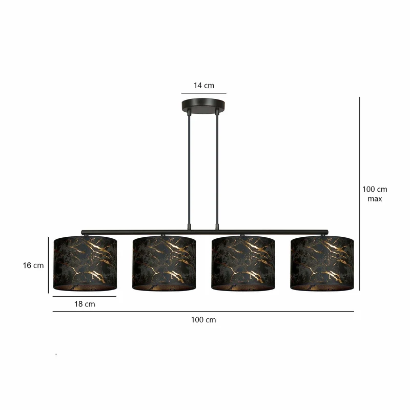 Broddi 4 Bl Marbel Black