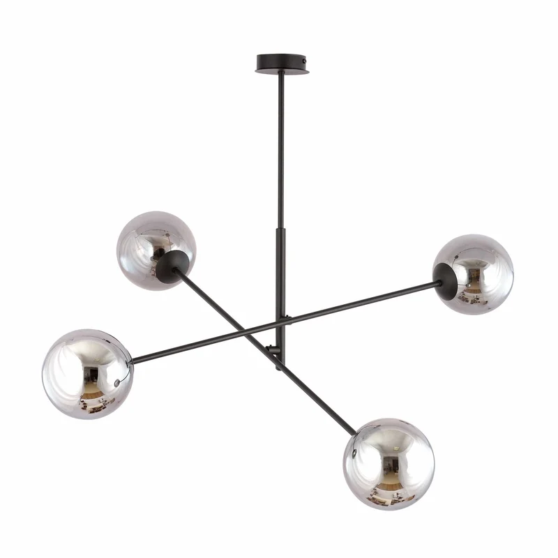 Suspension Boule Verre Fumé Multiple