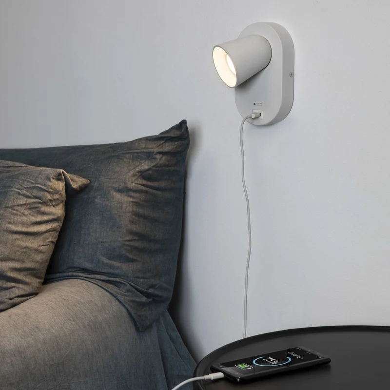 Faro Corb USB-A Wall Lamp