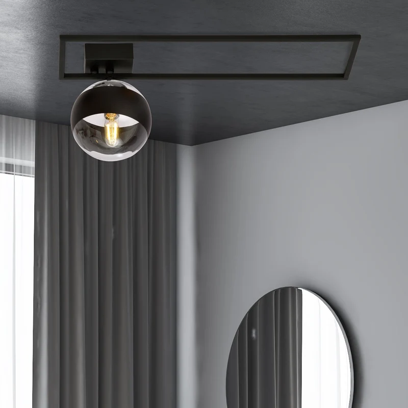 Plafonnier Noir Design