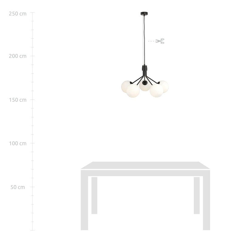 Luminaire Suspension 5 Branches