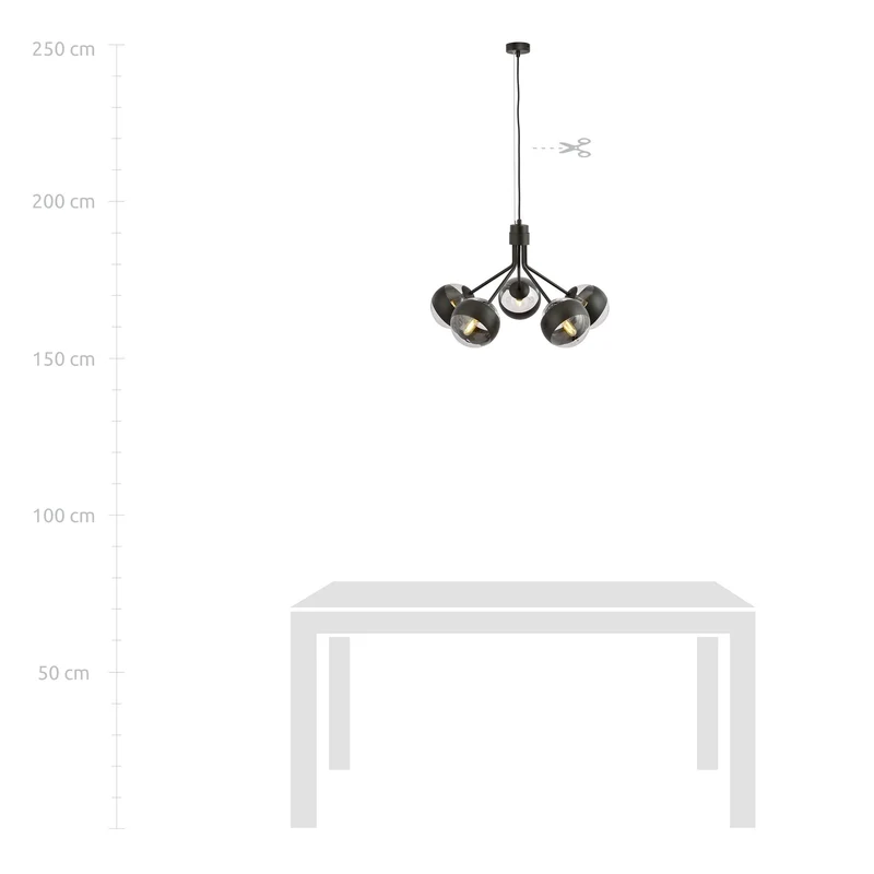 Luminaire Suspension 5 Lumieres