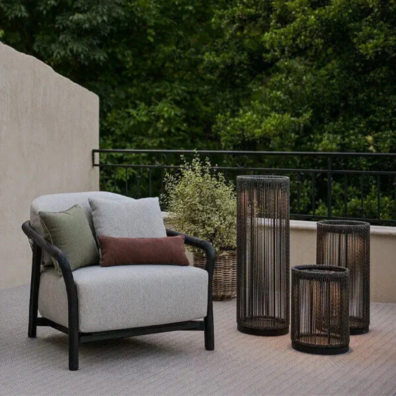 Les Jardins Rop&Strip Solar Lamp (Large / Black) - Second Chance