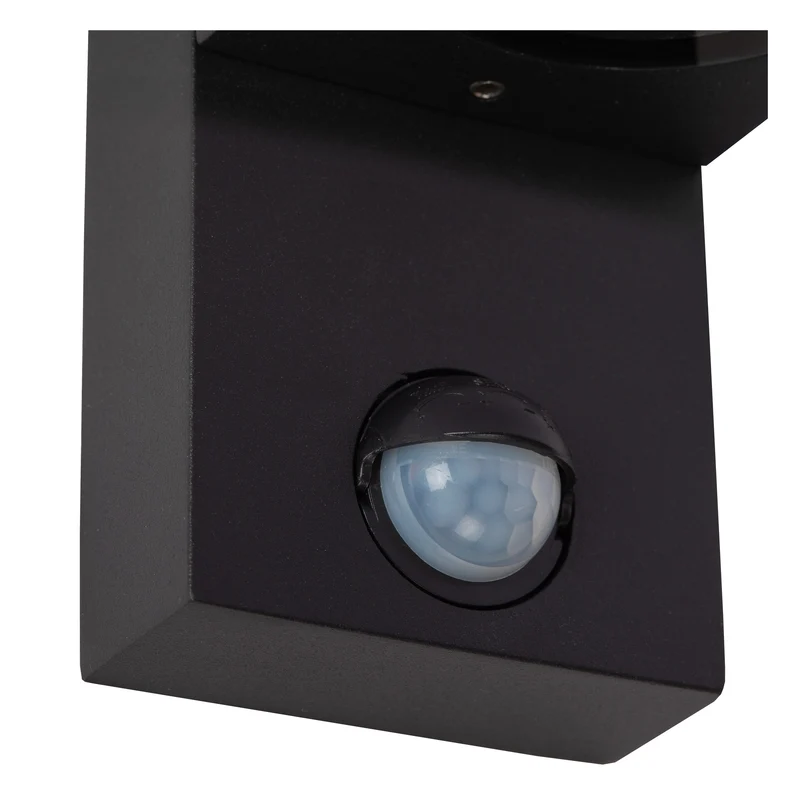 Lucide Zaro Outdoor Wall Light with Long-Range Sensor