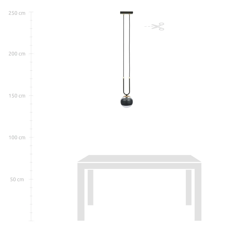 Petite Suspension Boule Verre