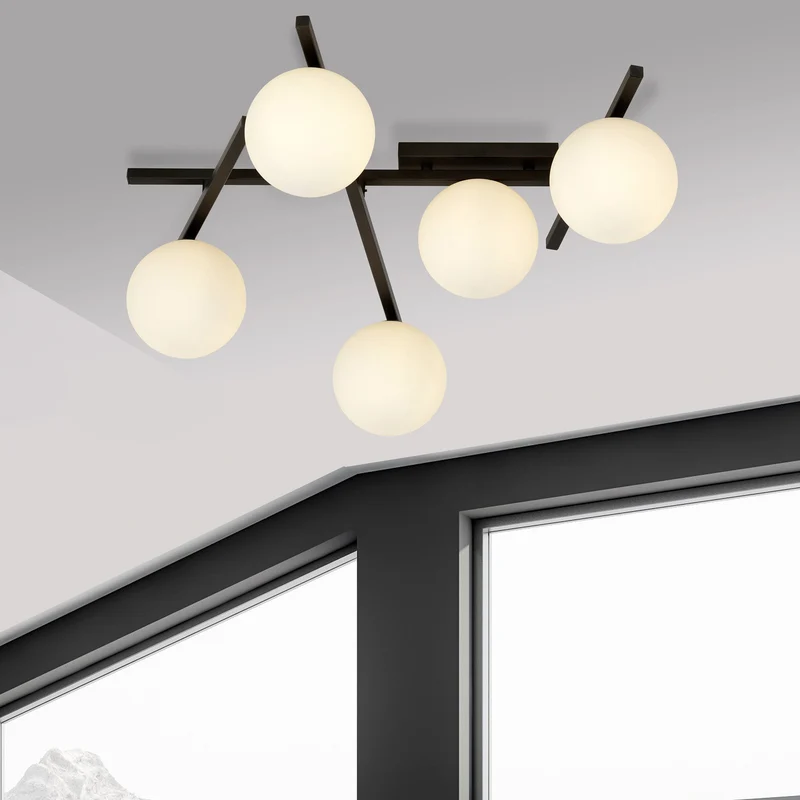 Globe Verre Plafonnier
