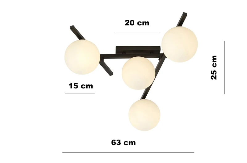 Globe En Verre Blanc Pour Luminaire