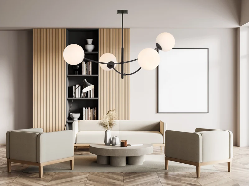 Lustre Opaline Art Déco