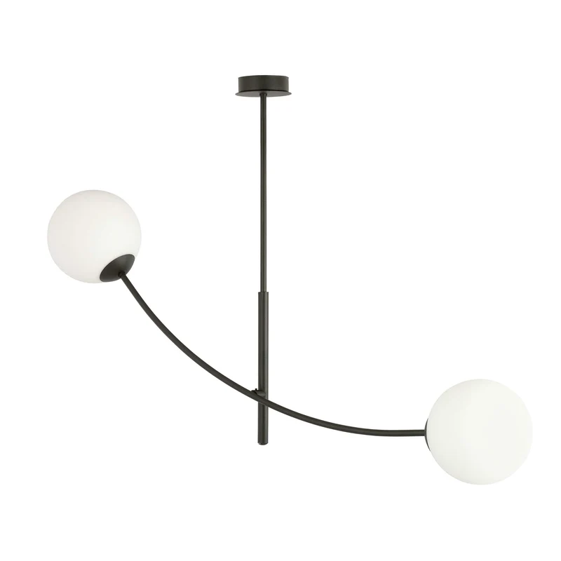 Suspension Opaline Blanche