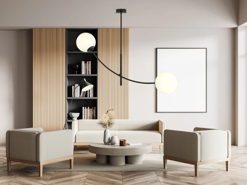 Suspension Opaline Blanche