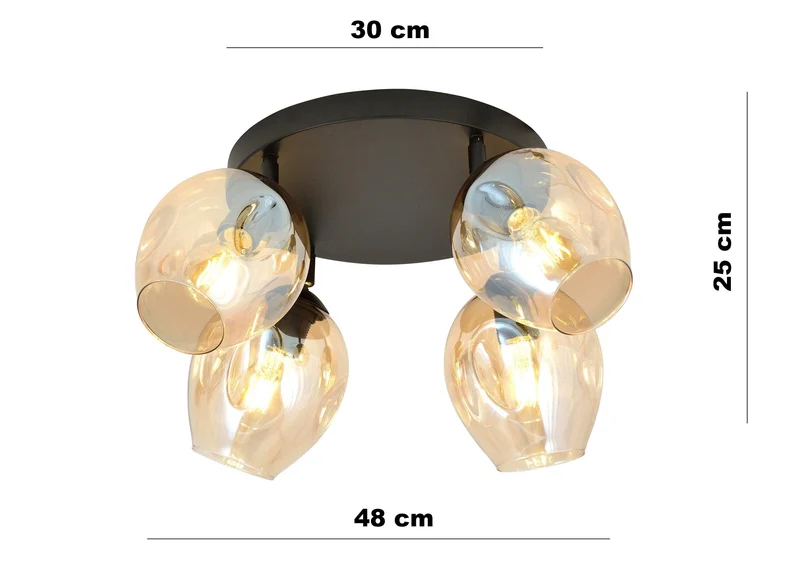 Plafonnier Verre Coloré