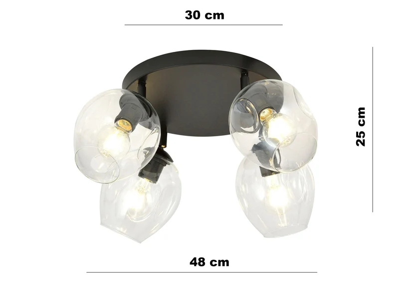 Plafonnier Avec Ampoule E27
