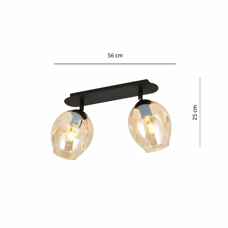 Plafonnier Vintage Verre