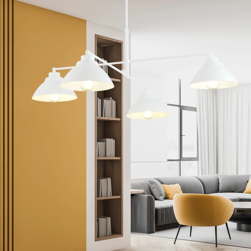 Lustre En Fer Blanc