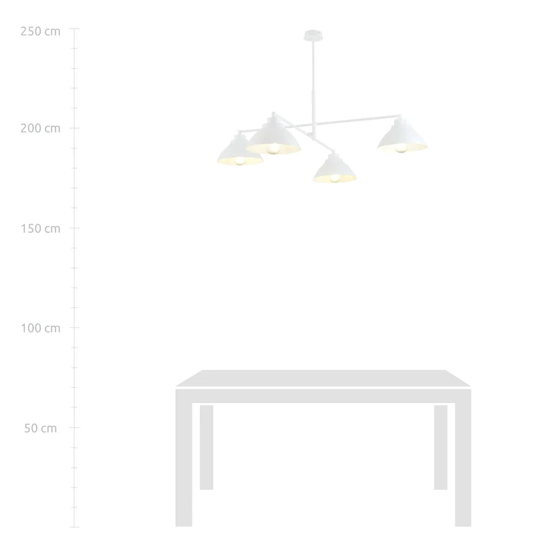Lustre En Fer Blanc