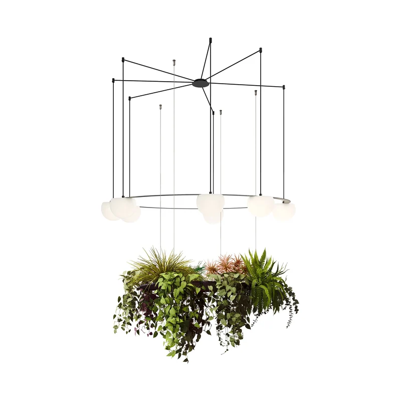 Estiluz Circ Pendant Lamp R12 - Recessed (remote driver) (R12R1MP1VK)