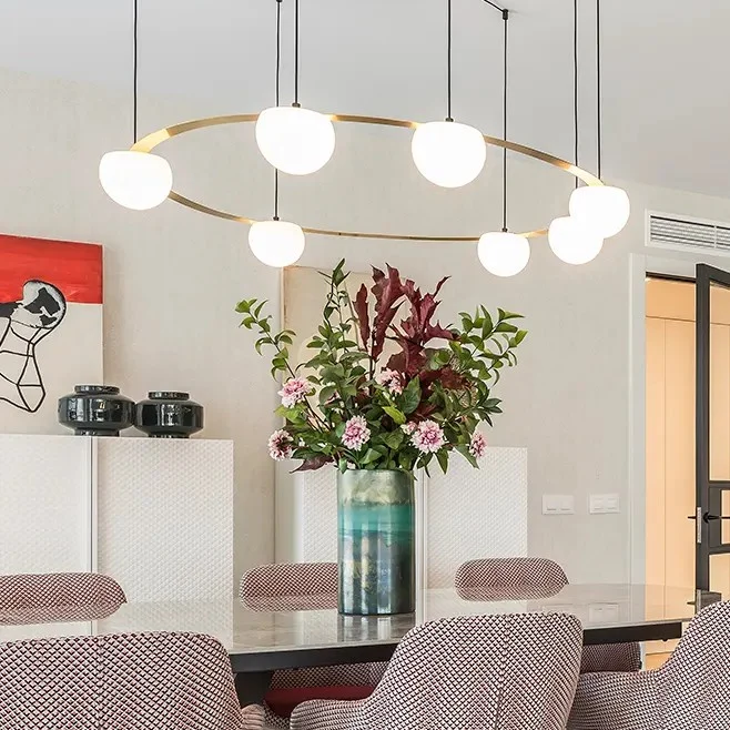 Estiluz Circ Pendant Lamp R12 - Recessed (remote driver)
