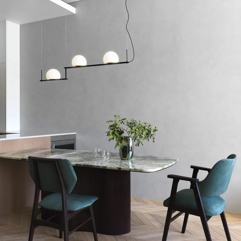 Estiluz Circ Pendant Lamp 3816R - Recessed (remote driver)