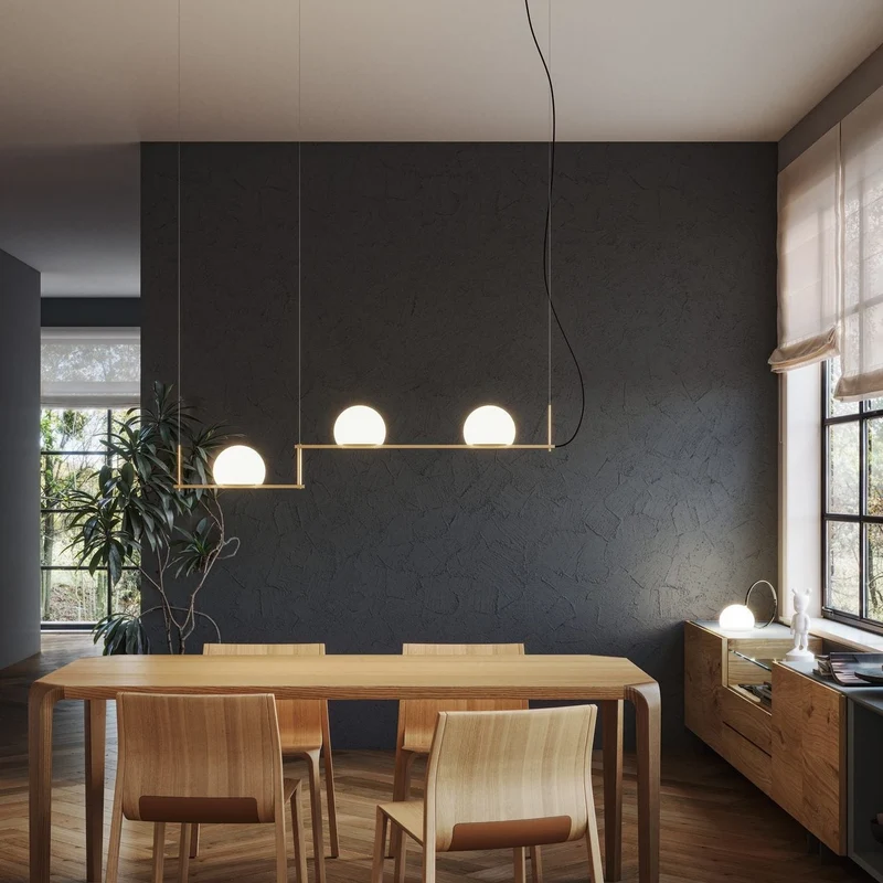 Estiluz Circ Pendant Lamp 3816R - Recessed (remote driver)