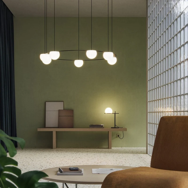 Estiluz Circ Pendant Lamp 3816R - Recessed (remote driver)
