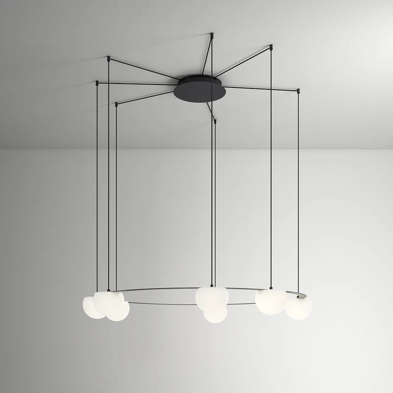 Estiluz Circ Pendant Lamp 3816R - Recessed (remote driver)