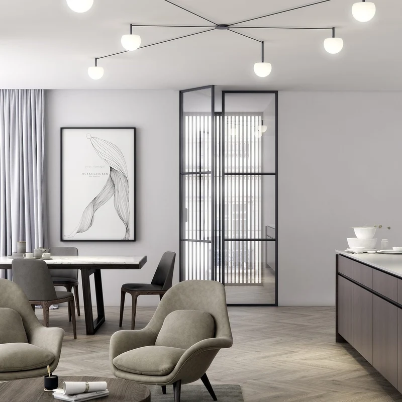 Estiluz Circ Ceiling Lamp R12 - Recessed (remote driver) (R12R2S2M)