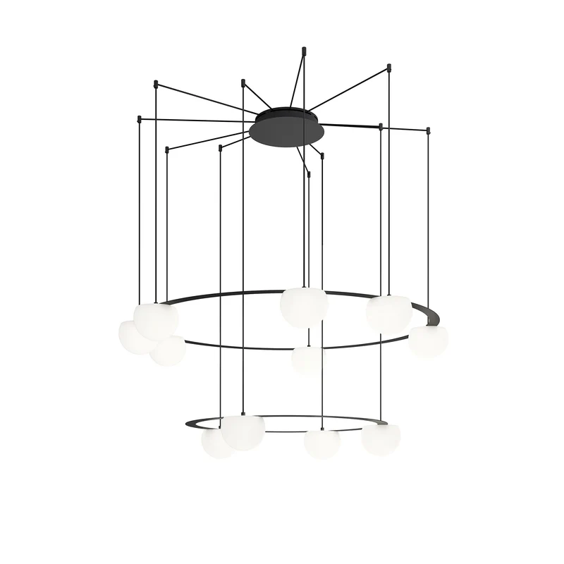 Estiluz Circ Ceiling Lamp R12 - Recessed (remote driver)