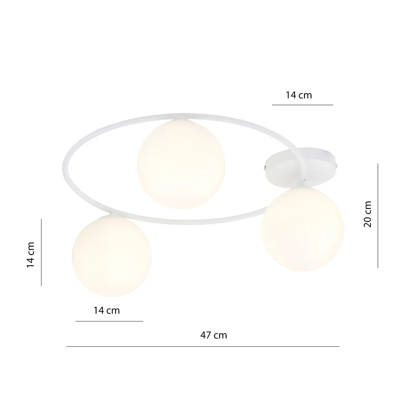 Lampe Blanche Plafond