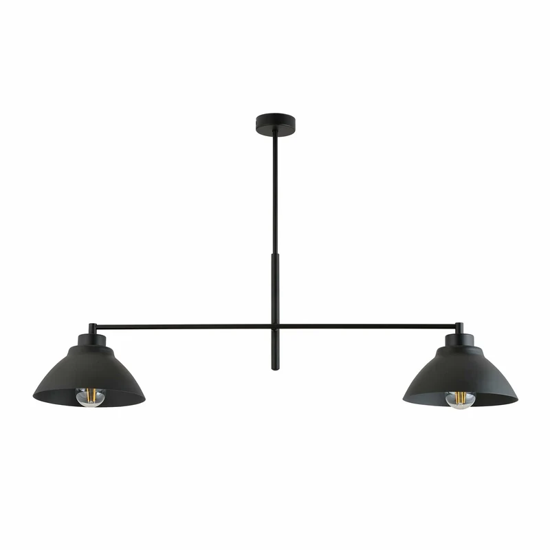 Lustre Salon Industriel Noir