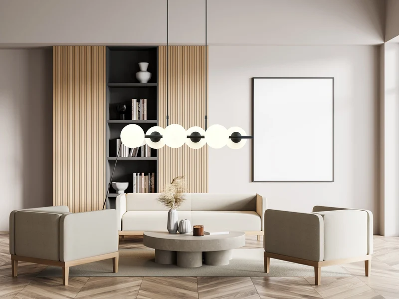 Chandelier Moderne Suspension Boule Verre