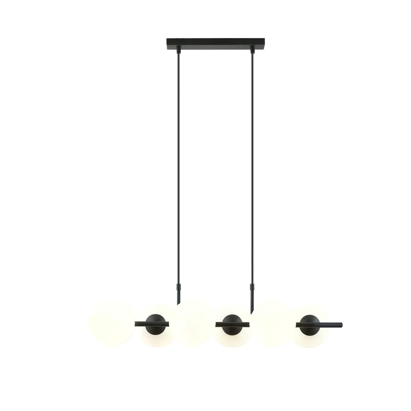 Chandelier Moderne Suspension Boule Verre