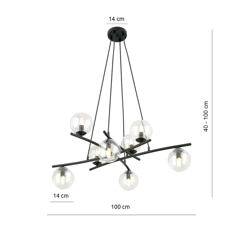 Lustre En Verre Souflé