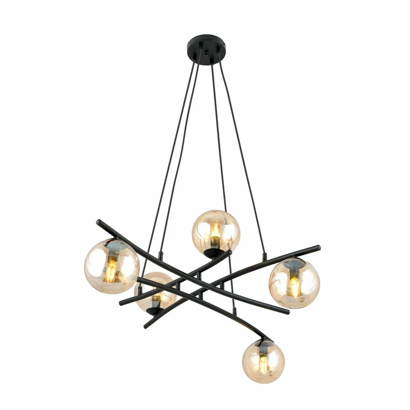 Lustre Verre Métal